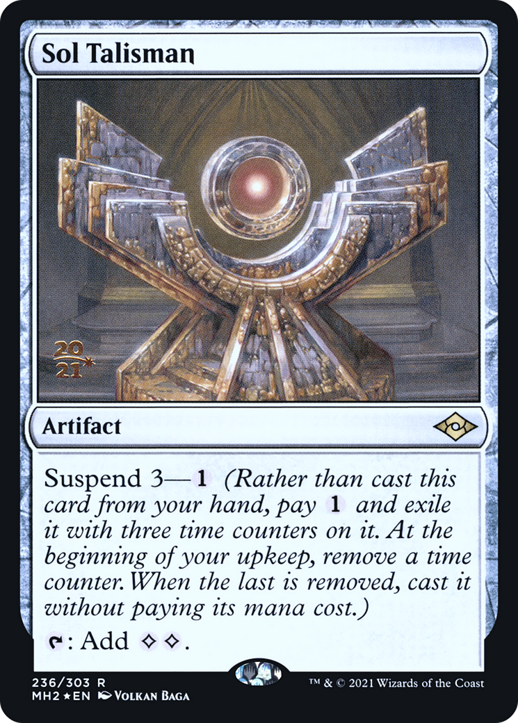 Sol Talisman (PRE-236) [Modern Horizons 2 Promos] Foil MTG Single Wizards of the Coast