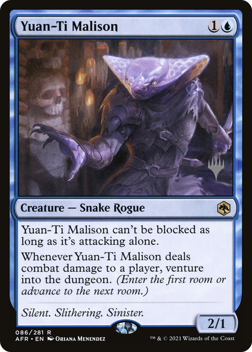 Yuan-Ti Malison (PPAFR-086) [Adventures in the Forgotten Realms Promos] MTG Single Wizards of the Coast