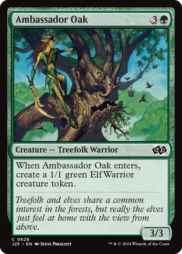 Ambassador Oak (J25-626) [Foundations Jumpstart] MTG Single Wizards of the Coast