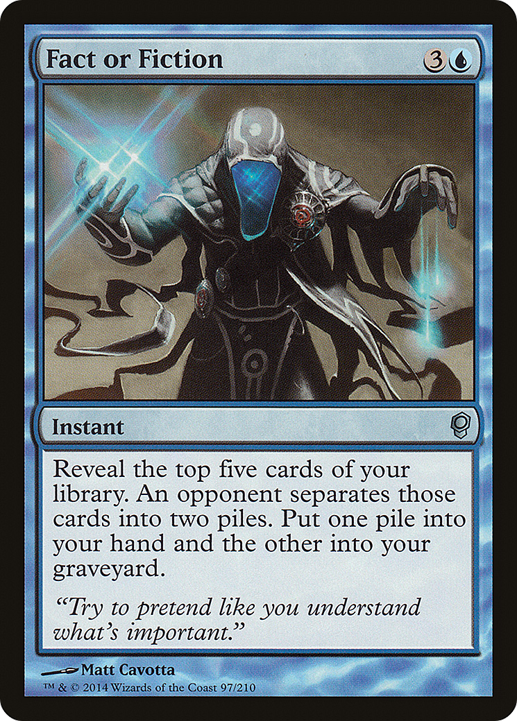 Fact or Fiction (CNS-097) [Conspiracy] MTG Single Wizards of the Coast