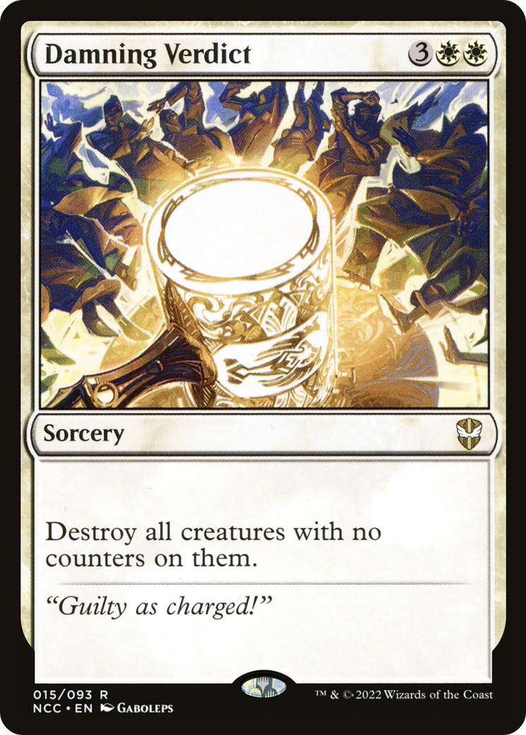 Damning Verdict (NCC-015) [New Capenna Commander] MTG Single Wizards of the Coast