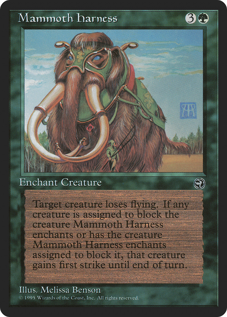 Mammoth Harness (HML-091) [Homelands] MTG Single Wizards of the Coast