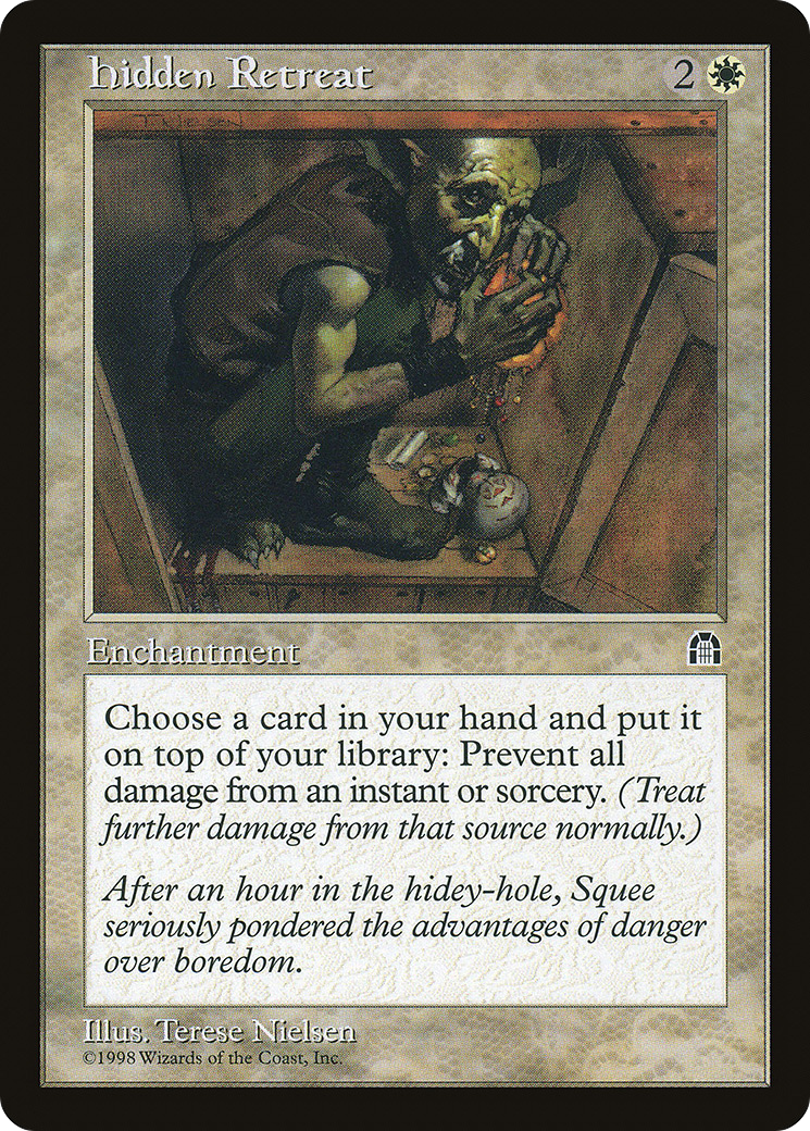 Hidden Retreat (STH-) [Stronghold] MTG Single Wizards of the Coast