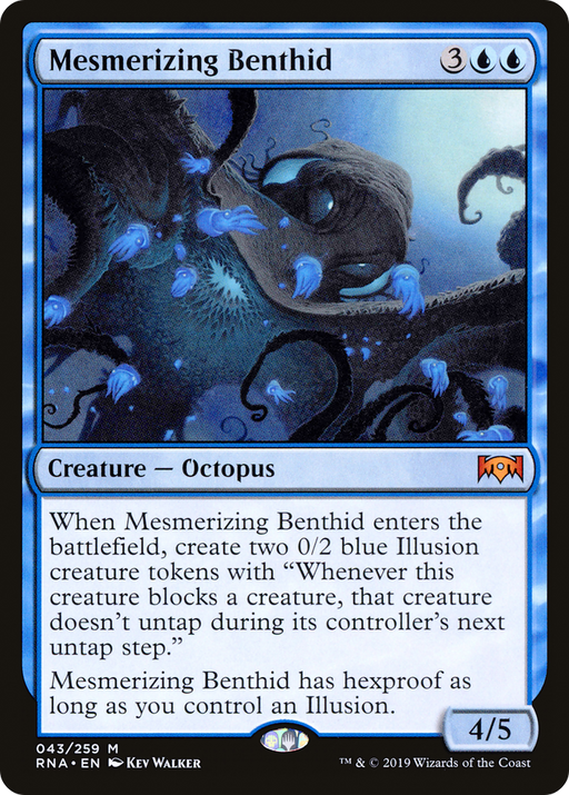 Mesmerizing Benthid (RNA-043) [Ravnica Allegiance] MTG Single Wizards of the Coast