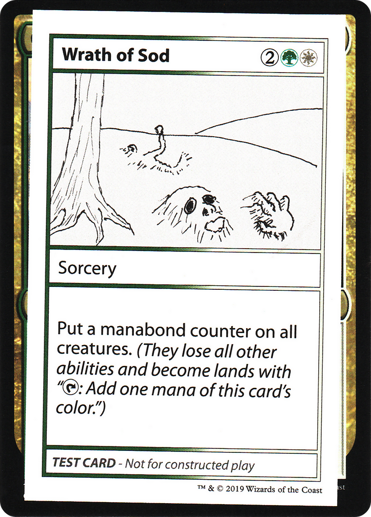 Wrath of Sod (CMB1-103) [Mystery Booster] Playtest Cards 2021 MTG Single Wizards of the Coast