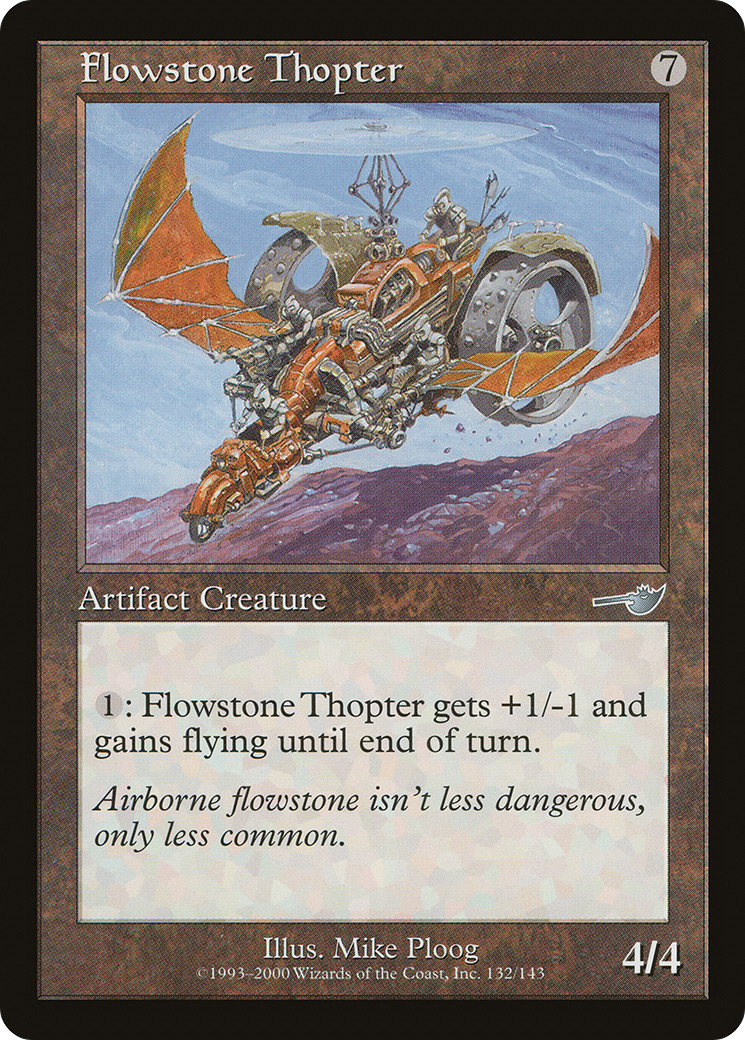 Flowstone Thopter (NMS-132) [Nemesis] MTG Single Wizards of the Coast