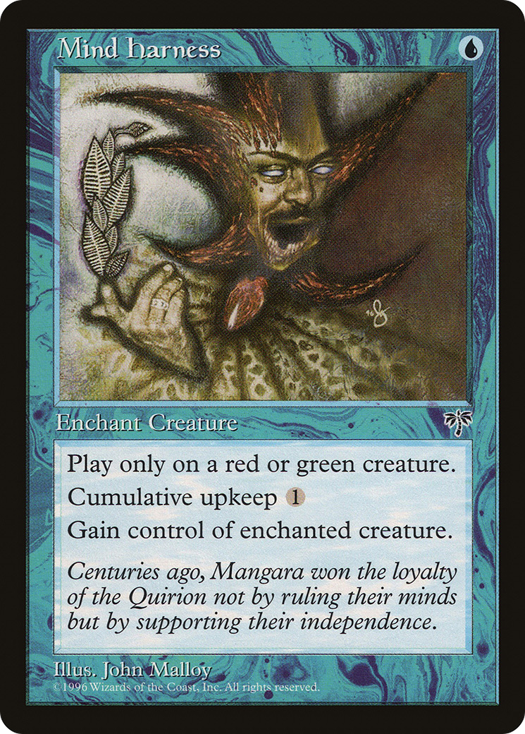 Mind Harness (MIR-078) [Mirage] MTG Single Wizards of the Coast