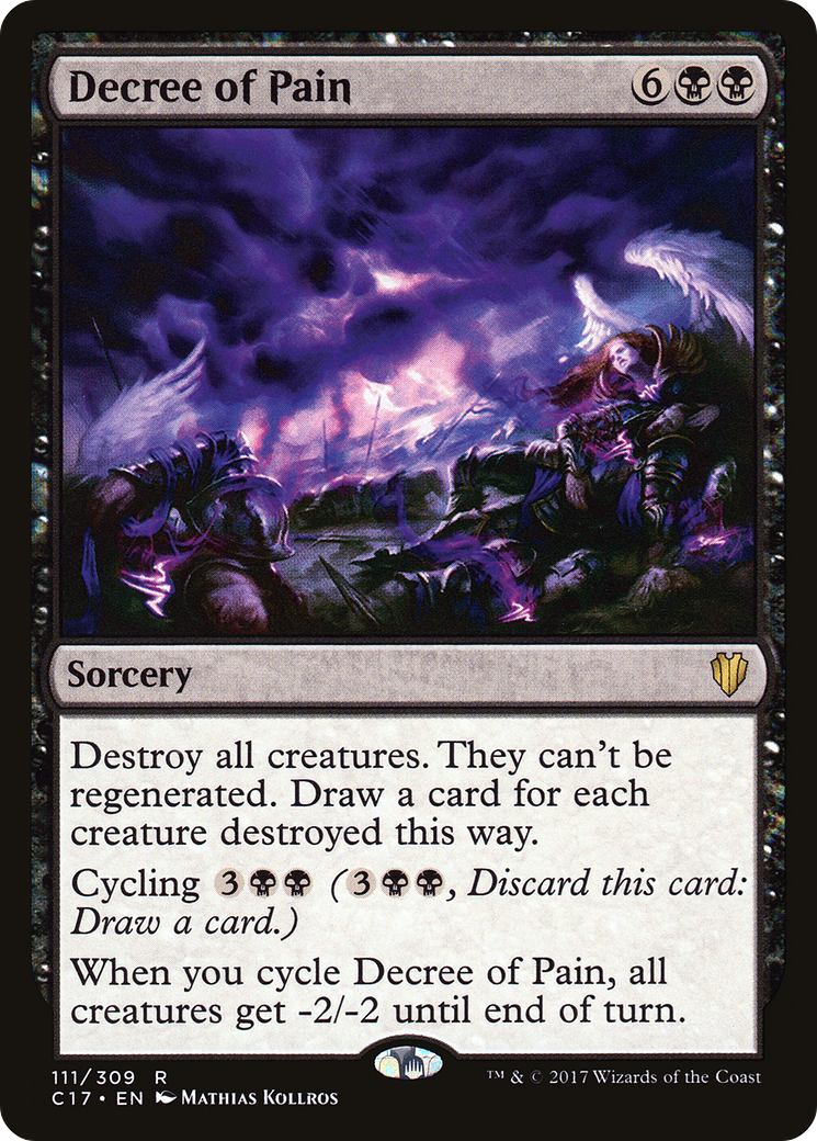 Decree of Pain (C17-111) [Commander 2017] MTG Single Wizards of the Coast