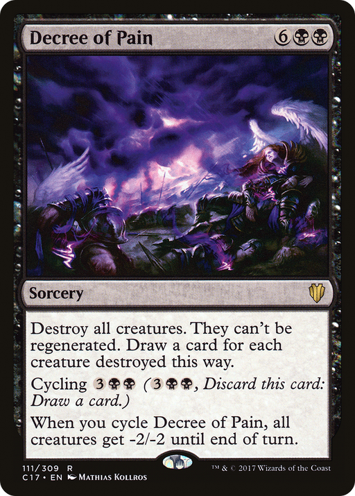 Decree of Pain (C17-111) [Commander 2017] MTG Single Wizards of the Coast
