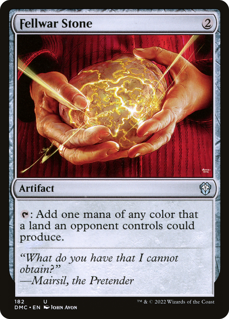 Fellwar Stone (DMC-182) [Dominaria United Commander] MTG Single Wizards of the Coast