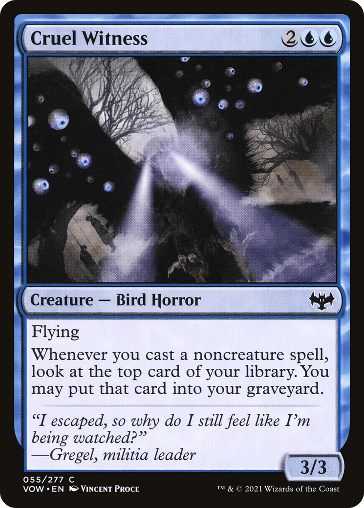 Cruel Witness (VOW-055) [Innistrad: Crimson Vow] MTG Single Wizards of the Coast