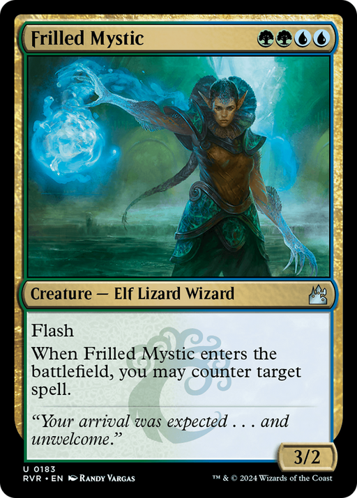 Frilled Mystic (RVR-183) [Ravnica Remastered] MTG Single Wizards of the Coast