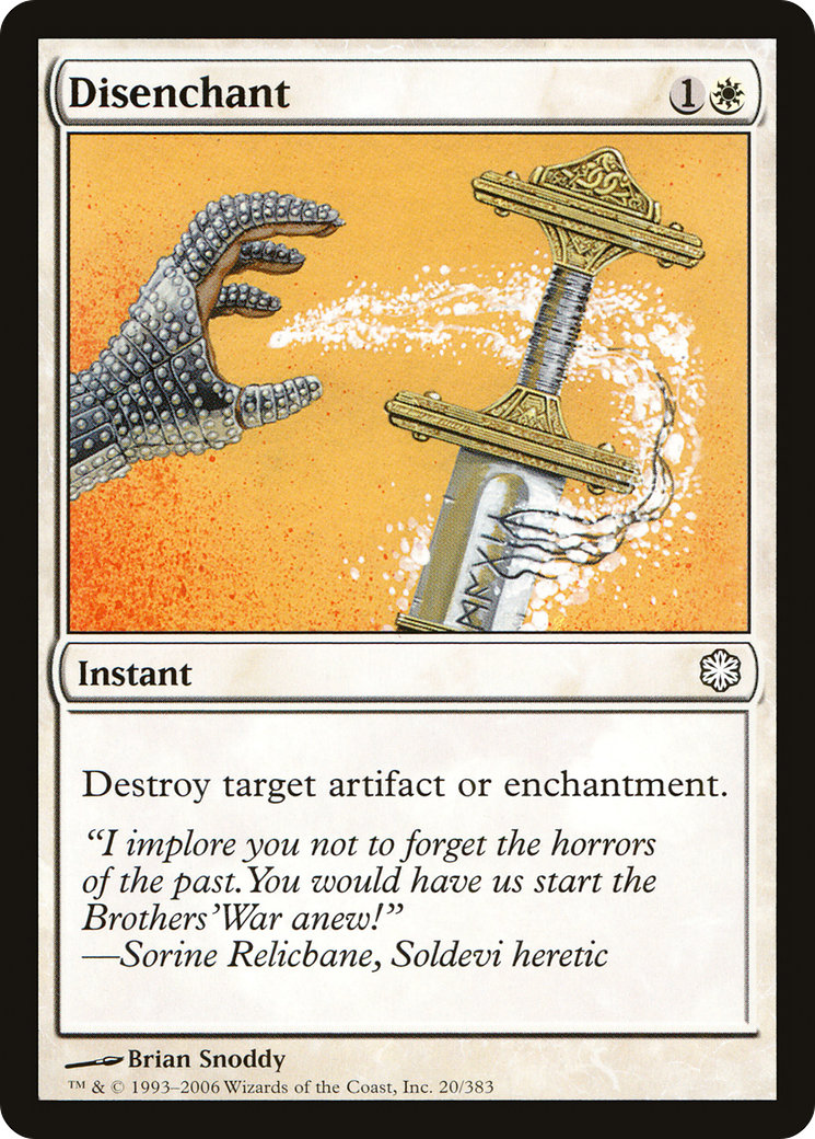 Disenchant (CTD-020) [Misc] Coldsnap Theme Decks MTG Single Wizards of the Coast