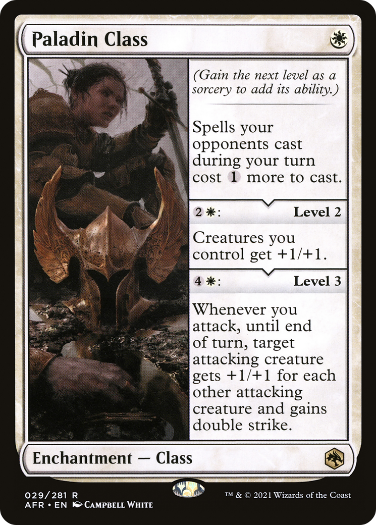 Paladin Class (AFR-029) [Adventures in the Forgotten Realms] Foil MTG Single Wizards of the Coast
