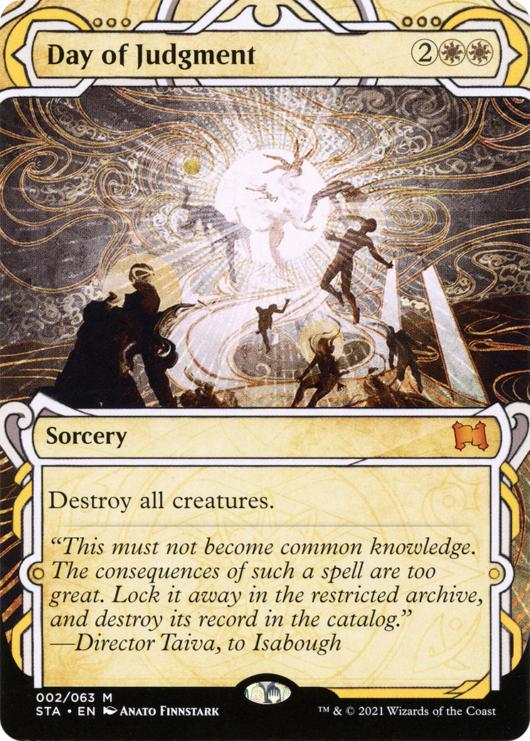Day of Judgment (STA-002) [Strixhaven Mystical Archive] (Showcase) (Borderless) Foil MTG Single Wizards of the Coast