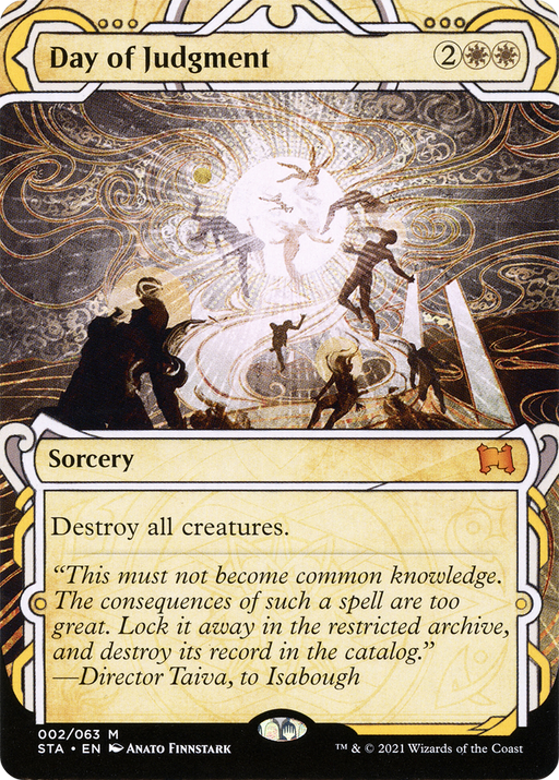 Day of Judgment (STA-002) [Strixhaven Mystical Archive] (Showcase) (Borderless) Foil MTG Single Wizards of the Coast