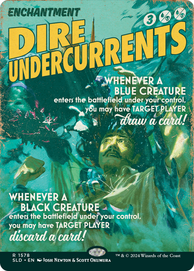 Dire Undercurrents (SLD-1578) [Secret Lair] Drop (Borderless) MTG Single Wizards of the Coast