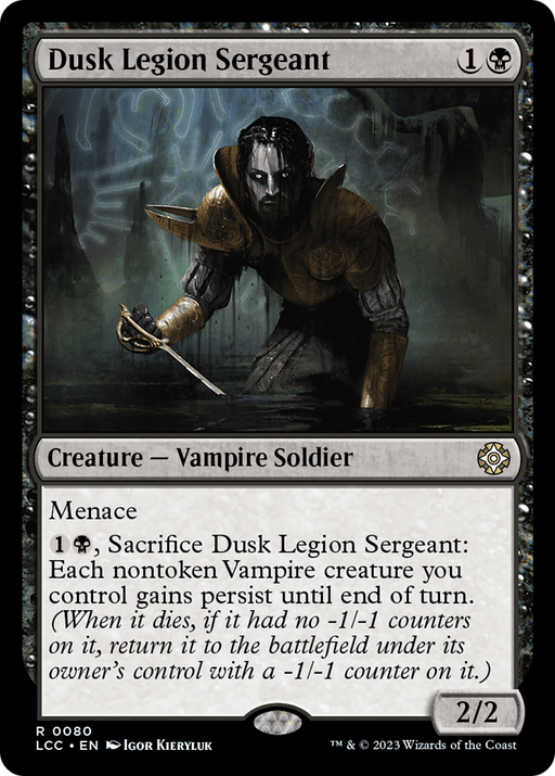 Dusk Legion Sergeant (LCC-080) [The Lost Caverns of Ixalan Commander] MTG Single Wizards of the Coast