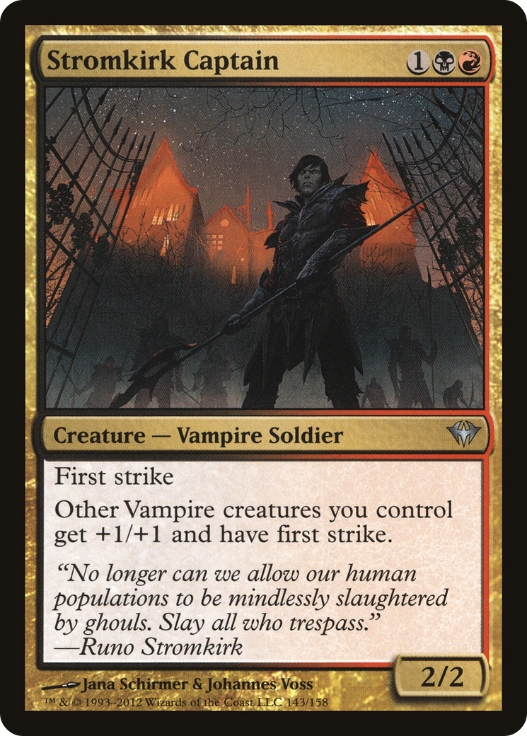 Stromkirk Captain (DKA-143) [Dark Ascension] MTG Single Wizards of the Coast