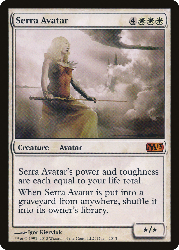 Serra Avatar (MEDIA-DUELS 2013) [Misc] Duels of the Planeswalkers 2013 Promos MTG Single Wizards of the Coast