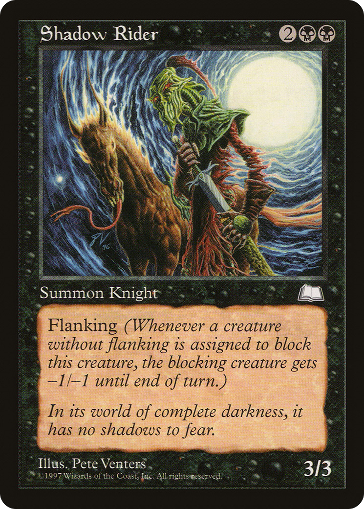 Shadow Rider (WTH-) [Weatherlight] MTG Single Wizards of the Coast