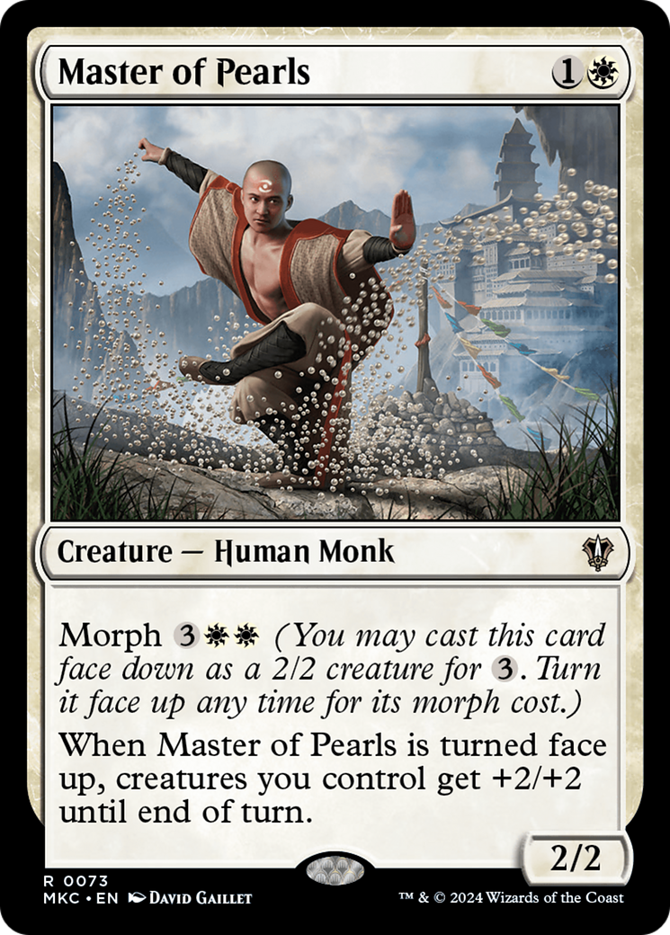Master of Pearls (MKC-073) [Murders at Karlov Manor Commander] MTG Single Wizards of the Coast