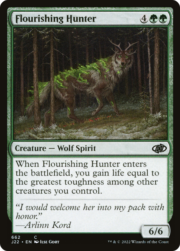 Flourishing Hunter (J22-662) [Jumpstart 2022] MTG Single Wizards of the Coast