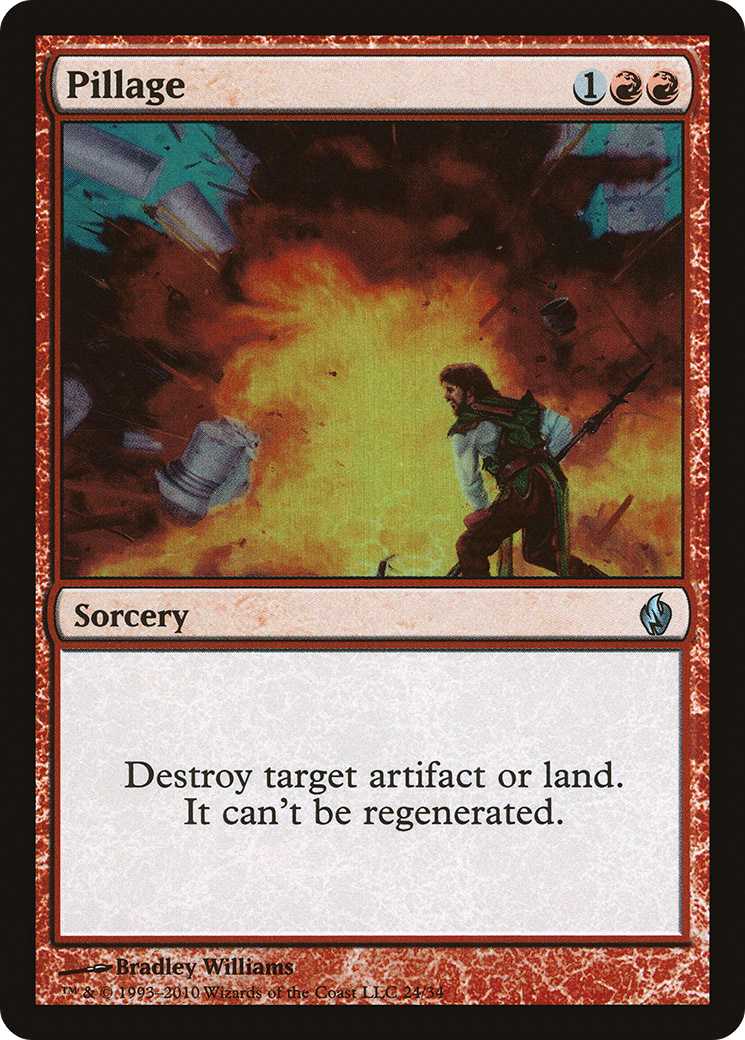 Pillage (PD2-024) [Misc] Premium Deck Series: Fire and Lightning Foil MTG Single Wizards of the Coast