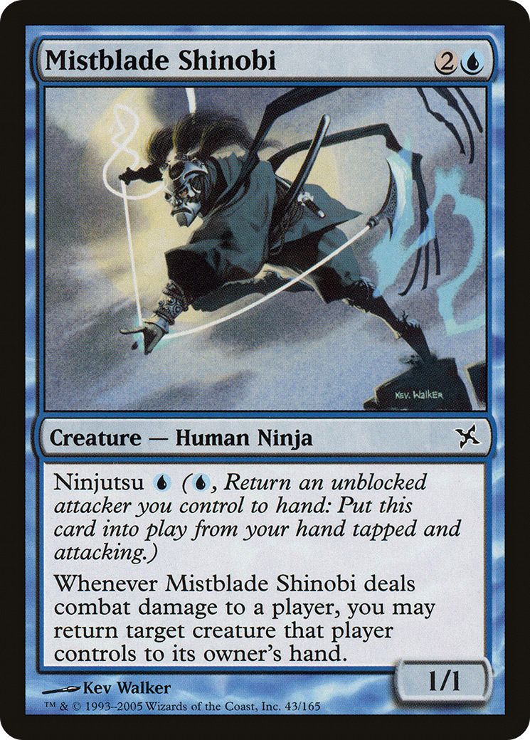 Mistblade Shinobi (BOK-043) [Betrayers of Kamigawa] Foil MTG Single Wizards of the Coast