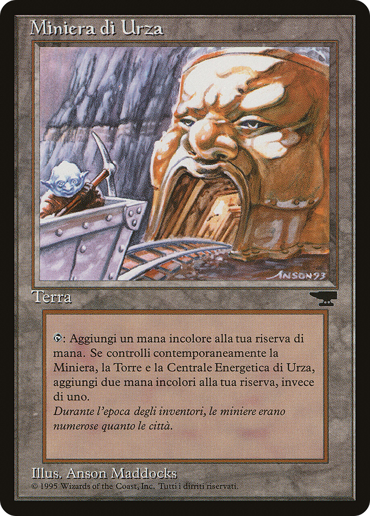 Urza's Mine (Pulley) (Italian) - "Miniera di Urza" (REN-) [Misc] Rinascimento MTG Single Wizards of the Coast