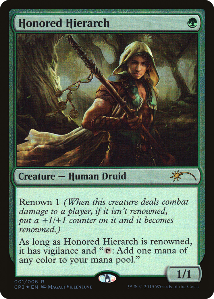 Honored Hierarch (UMP-001) [Magic Origins Clash Pack] Foil MTG Single Wizards of the Coast