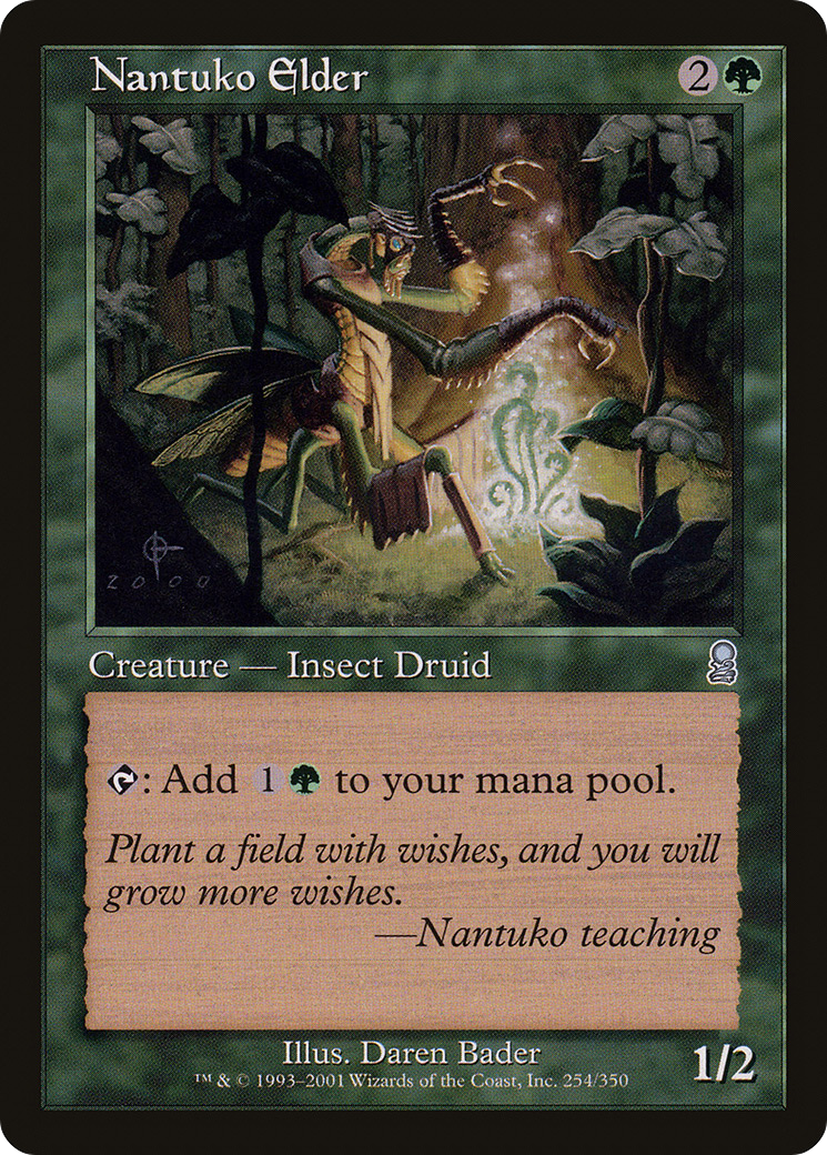 Nantuko Elder (ODY-254) [Odyssey] Foil MTG Single Wizards of the Coast