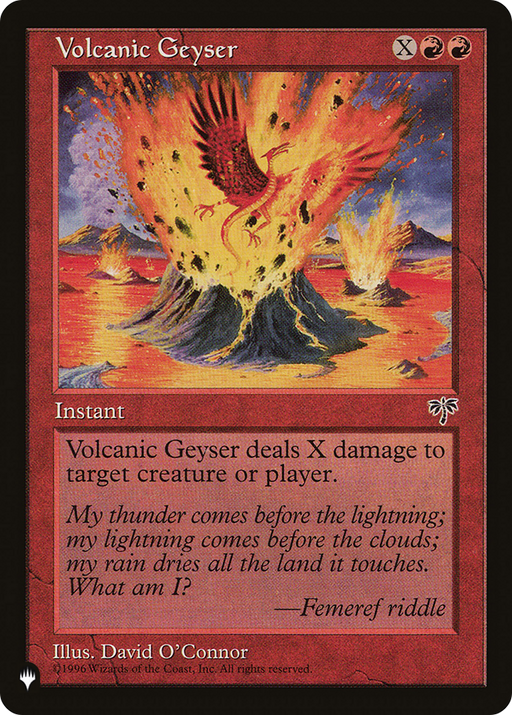 Volcanic Geyser (LIST-MIR-202) [Mystery Booster] The List MTG Single Wizards of the Coast