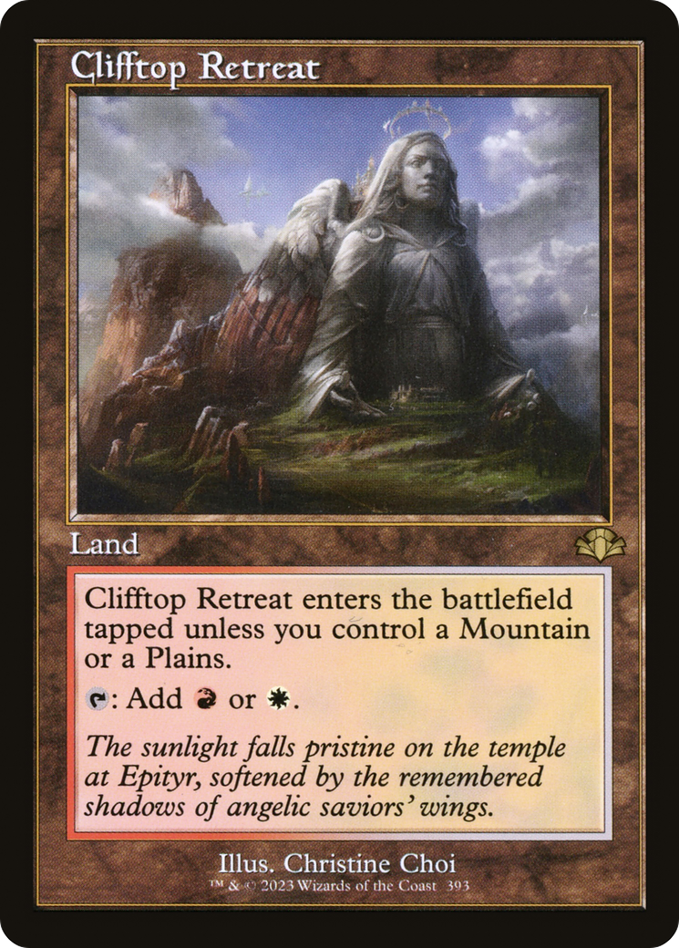 Clifftop Retreat (DMR-393) [Dominaria Remastered] MTG Single Wizards of the Coast