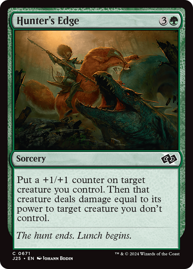 Hunter's Edge (J25-671) [Foundations Jumpstart] MTG Single Wizards of the Coast