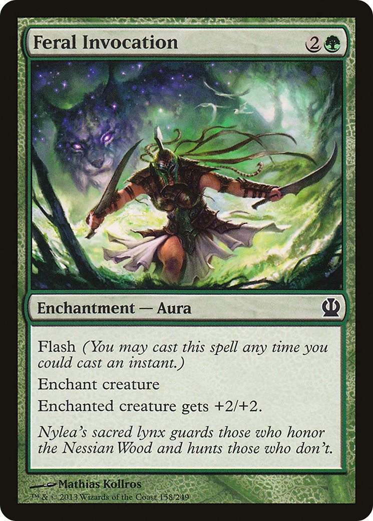 Feral Invocation (THS-158) [Theros] MTG Single Wizards of the Coast