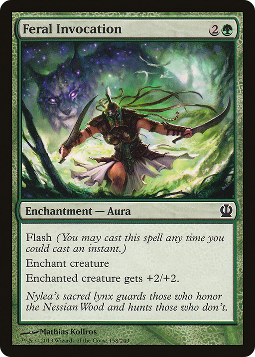 Feral Invocation (THS-158) [Theros] MTG Single Wizards of the Coast