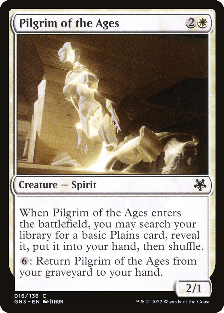 Pilgrim of the Ages (GN3-016) [Misc] Game Night: Free-for-All MTG Single Wizards of the Coast