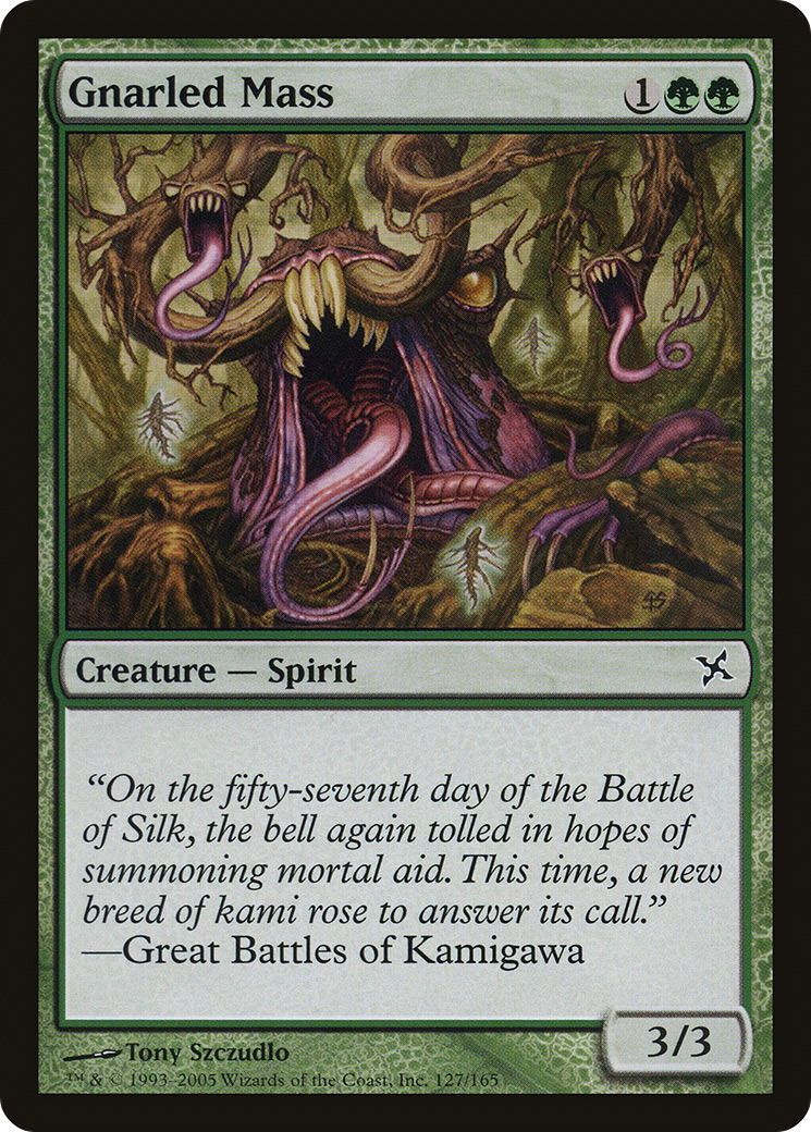 Gnarled Mass (BOK-127) [Betrayers of Kamigawa] MTG Single Wizards of the Coast