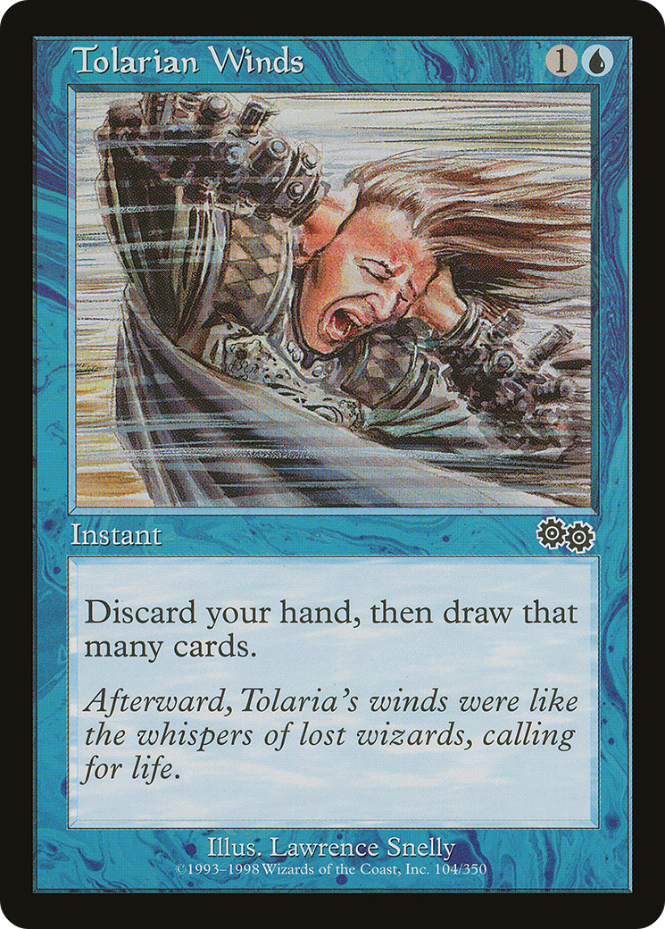 Tolarian Winds (USG-104) [Urza's Saga] MTG Single Wizards of the Coast