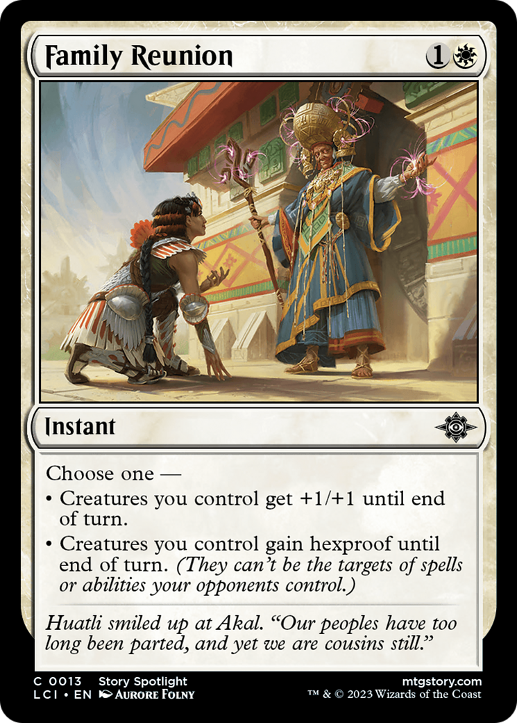 Family Reunion (LCI-013) [The Lost Caverns of Ixalan] Foil MTG Single Wizards of the Coast