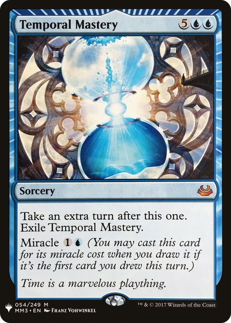 Temporal Mastery (LIST-MM3-54) [The List] MTG Single Magic: The Gathering