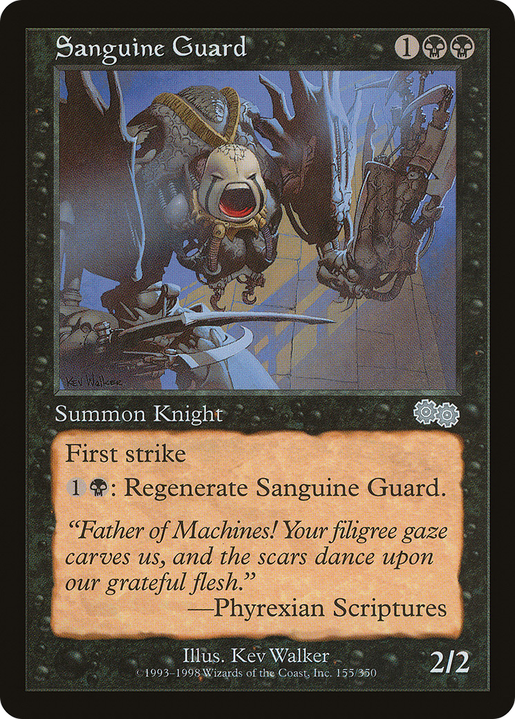 Sanguine Guard (USG-155) [Urza's Saga] MTG Single Wizards of the Coast