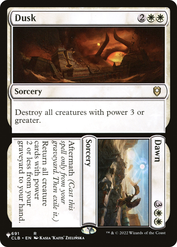 Dusk // Dawn (LIST-CLB-691) [Mystery Booster] The List MTG Single Wizards of the Coast
