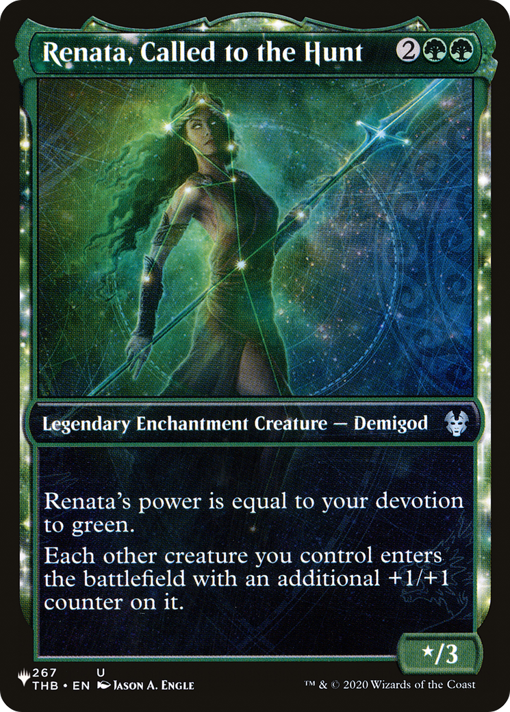 Renata, Called to the Hunt (LIST-THB-267) [Mystery Booster] The List (Showcase) MTG Single Wizards of the Coast