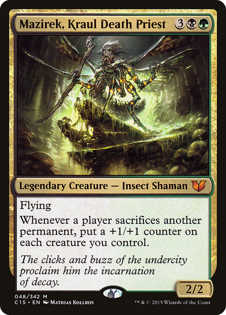 Mazirek, Kraul Death Priest (C15-048) [Commander 2015] MTG Single Wizards of the Coast