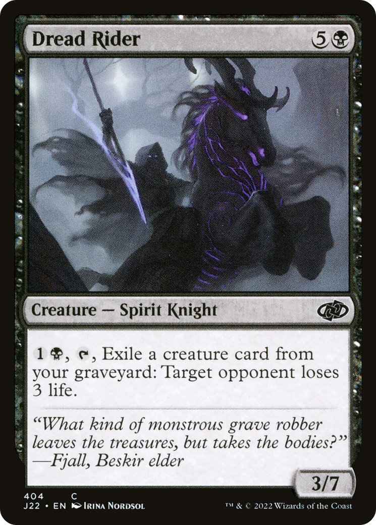 Dread Rider (J22-404) [Jumpstart 2022] MTG Single Wizards of the Coast