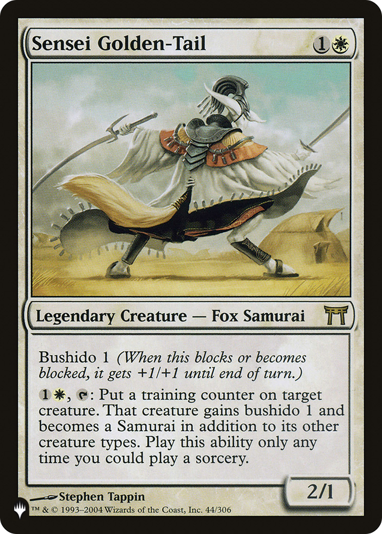 Sensei Golden-Tail (LIST-CHK-44) [Mystery Booster] The List MTG Single Wizards of the Coast