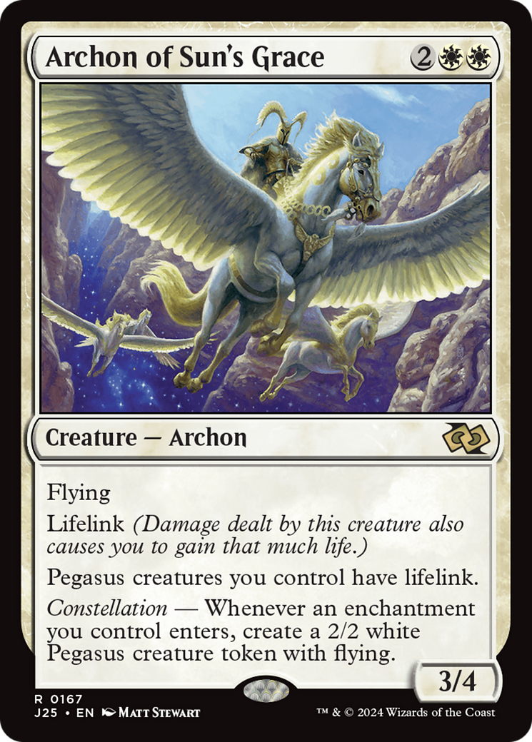 Archon of Sun's Grace (J25-167) [Foundations Jumpstart] MTG Single Wizards of the Coast