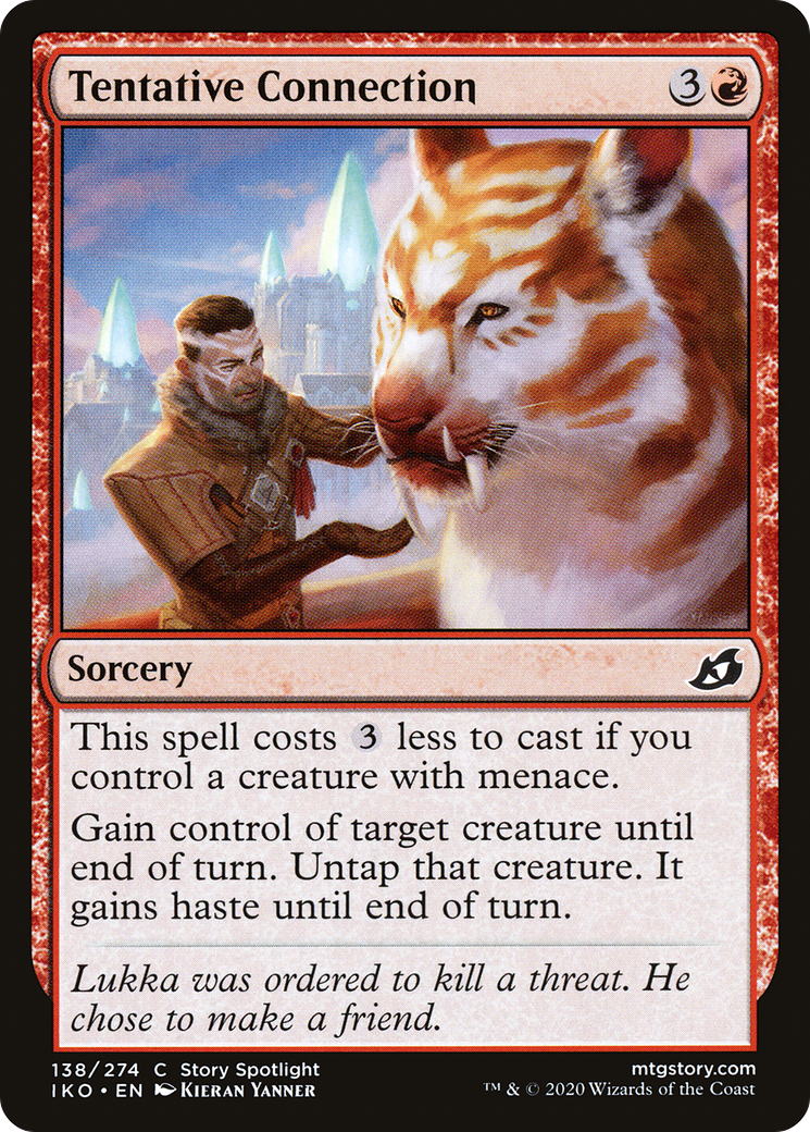 Tentative Connection (IKO-138) [Ikoria: Lair of Behemoths] Foil MTG Single Wizards of the Coast